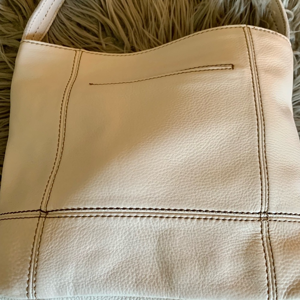 The Sak Authentic leather handbag off white / egg shell - Picture 2 of 5